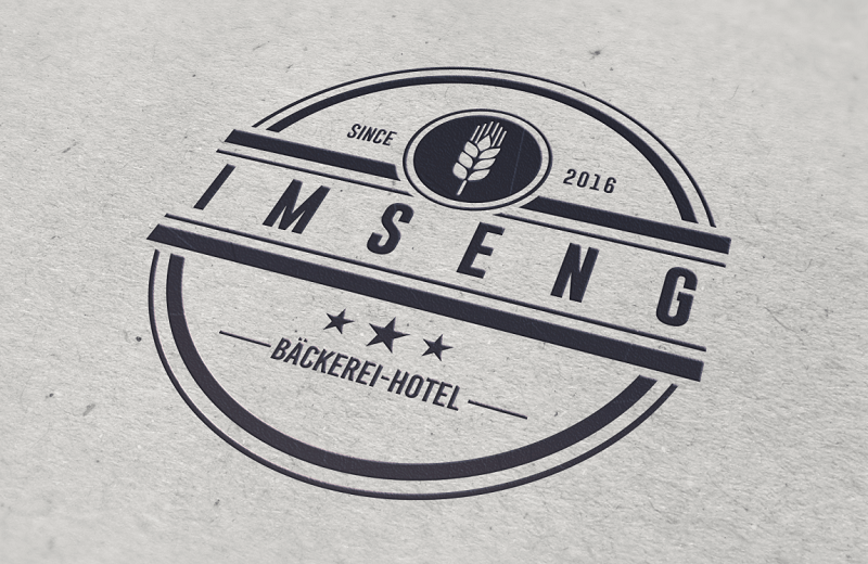 logo hotel bäckerei imseng design