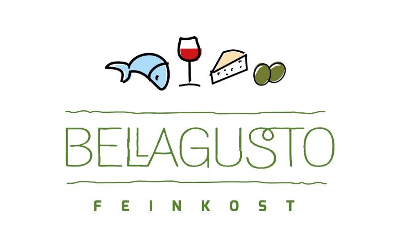 Bellagusto Feinkost Logo Design Online Shop Essen 