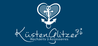 Logo Online Shop Hochzeit Küstenglitzer