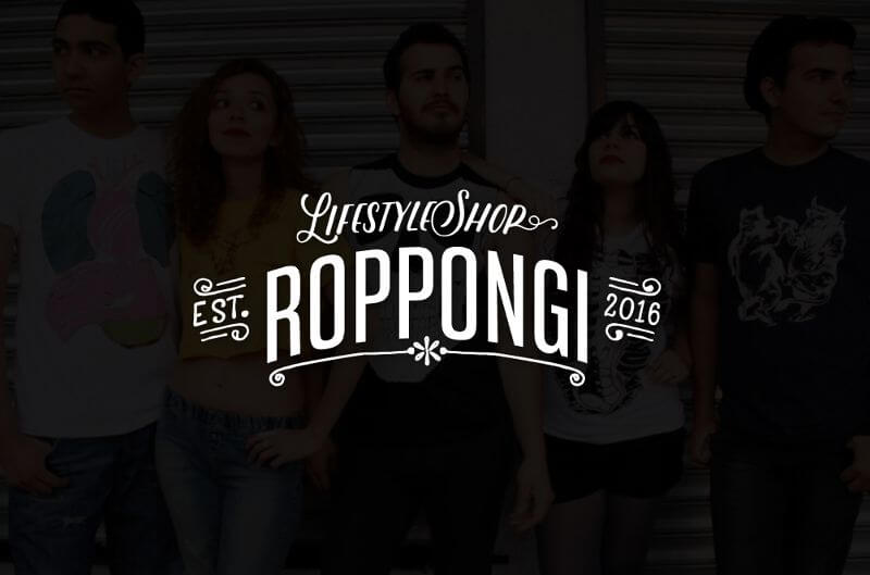 Roppongi Lifestyle Shop Logo Design Online Shop