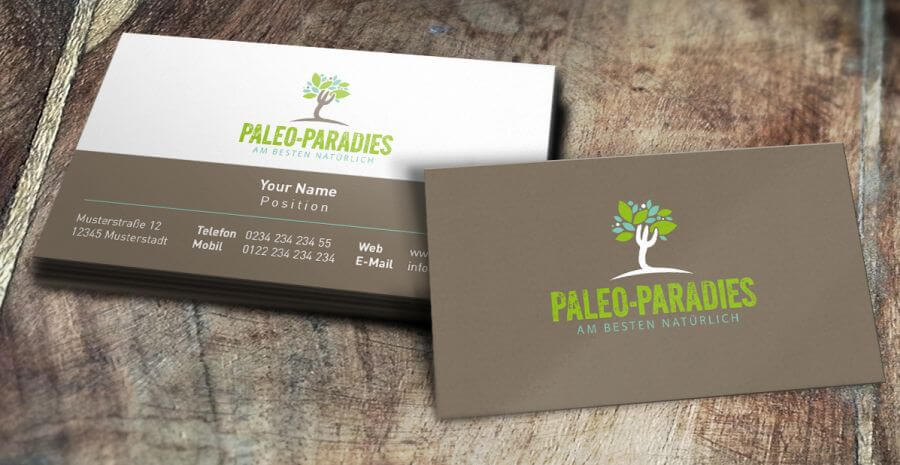 Online Shop Logo Ernährung Paleo-Paradies 