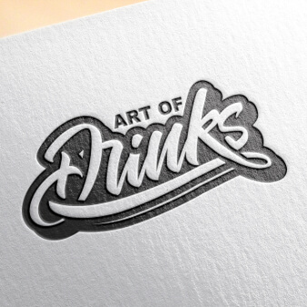 916999 Art of Drinks Typografie Logo