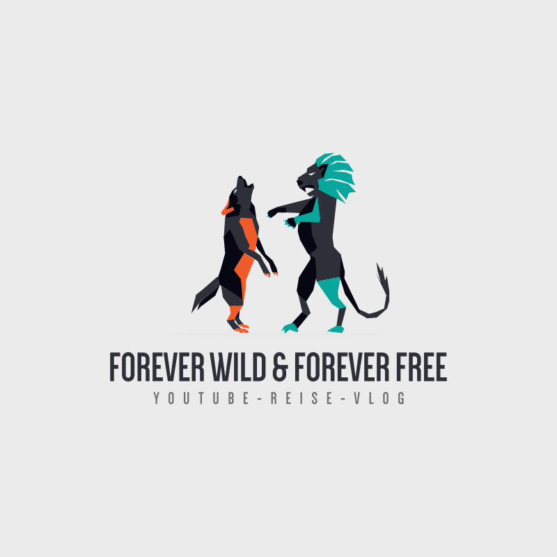 forever wild and forever free youtube logo design vlog