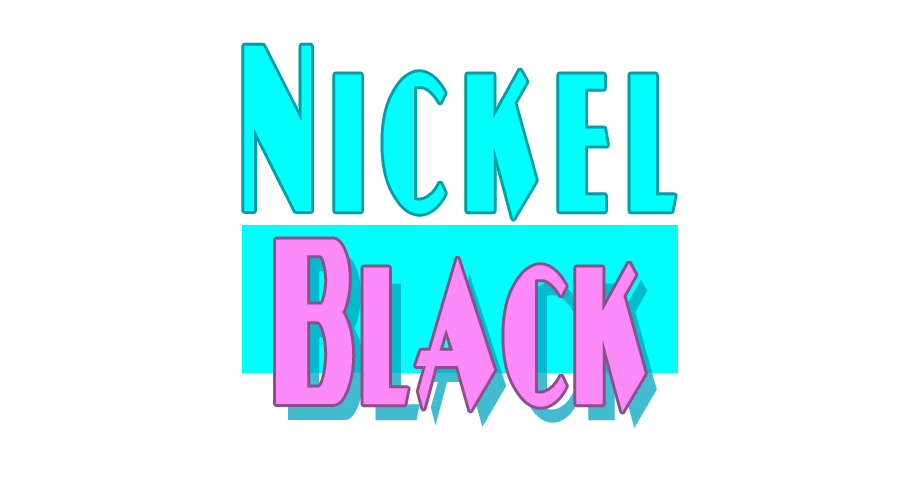 80er Retro Font NickelBlack