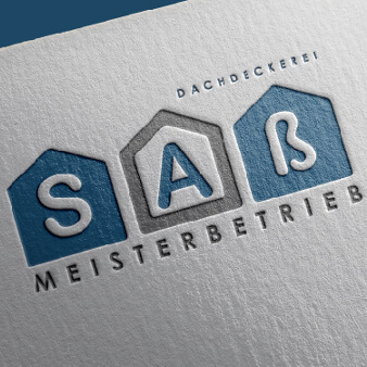 Dachdecker Logo Design Meisterbetrieb Saß 135812