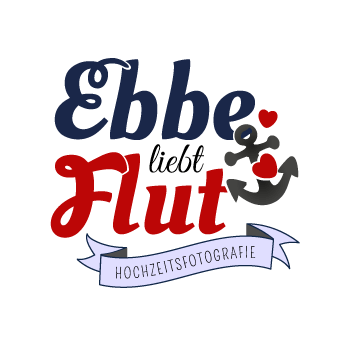 Ebbe liebt Flut Fotografen Logo Hochzeit