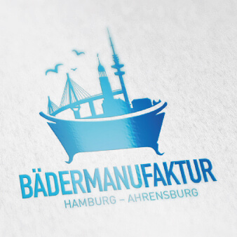 Fliesenleger Logo Design Bädermanufaktur 911947