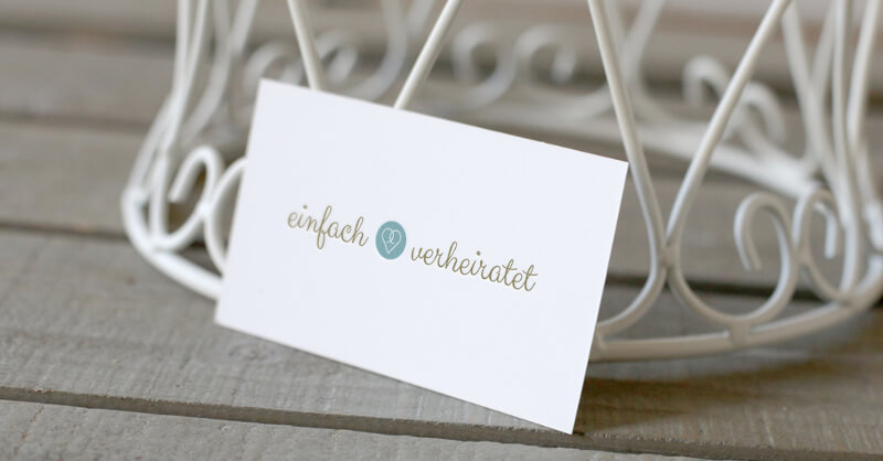 Einfach Verheiratet Logo-Design für Hochzeitsplanung 689385