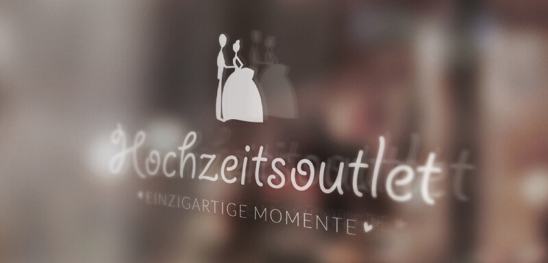 Hochzeits-Online-Shop Hochzeitsoutlet Logo-Design 156439