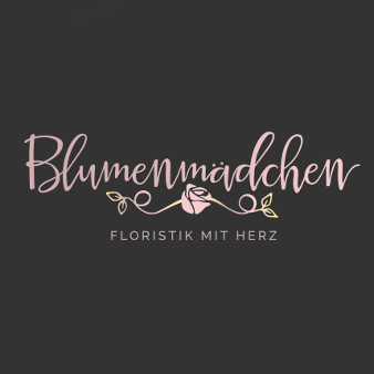 Blumen Logo Blumenmädchen Floristik mit Herz 655259