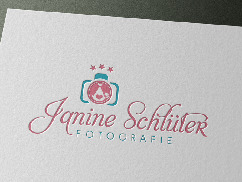 Janine Schüler Fotografie Babyservice Logo Design 748696