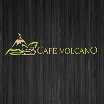 logo kaffee café volcano