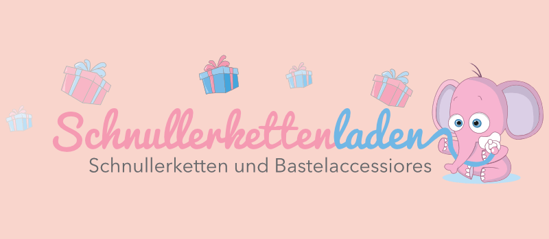 elefanten logo schnullerketten design maskottchen