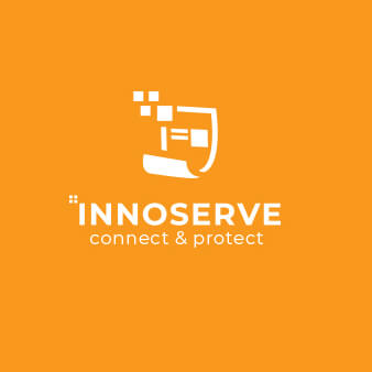 innoserve it logo design edv