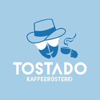 Blaues Logo Kaffeerösterei Tostado 999128