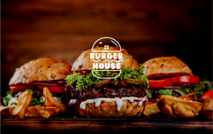 Fast Food Logo Design Burger House 852861