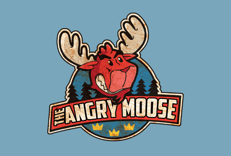 Fast Food Logos US Foodtruck Angry Moose 541673