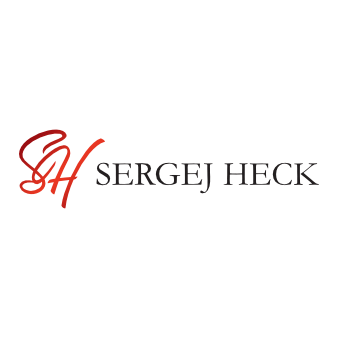 Initialen Logo rot Sergej Heck