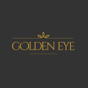 gold Logo Design golden eye zart