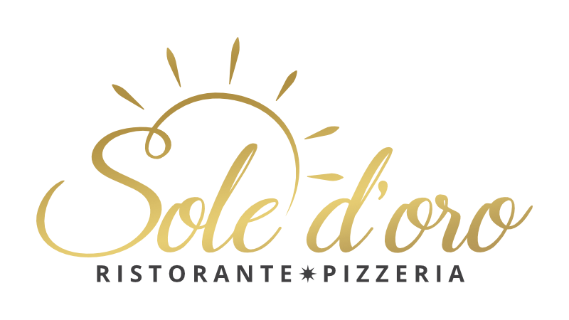 gold Logo Restaurant sole d'oro