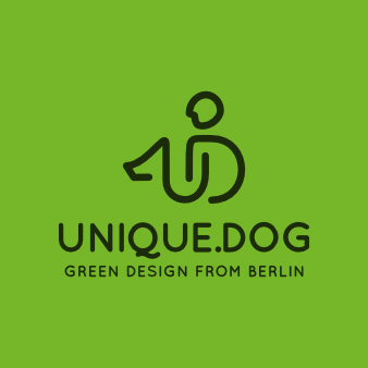 green logo design unique.dog