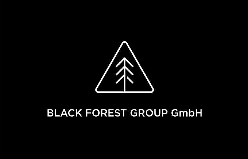 Flat Logo Black And White 796574 Black Forest Gruop