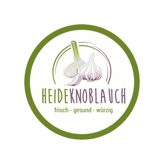 Heideknoblauch Logo Design Gemüse bio natürlich