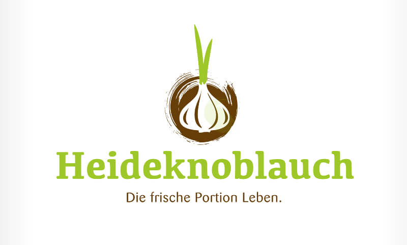 Natur Logo Gemüse Heideknoblauch