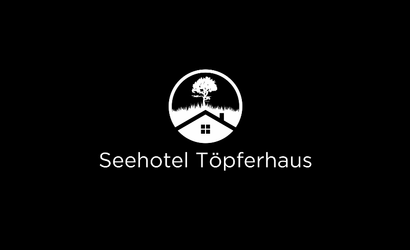 Schwarz Weiß Logo Seehotel Töpferhaus 542289