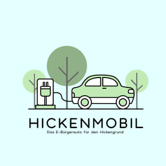 hickenmobil logo grün minimalistisch