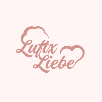 Luft Liebe Herz Logo rosa