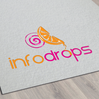 infodrops Pink Logo