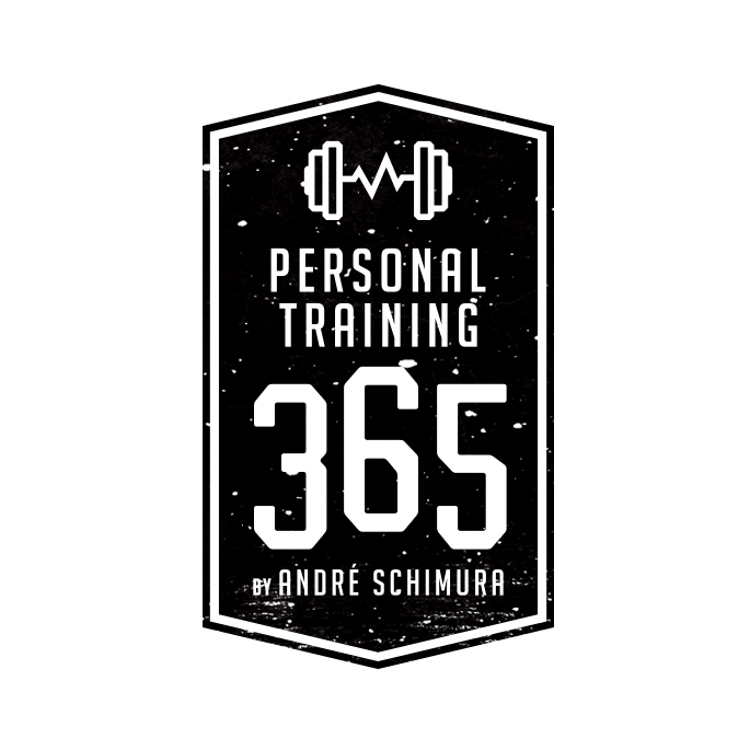 698739 365 Personal Training Logo Retro Style