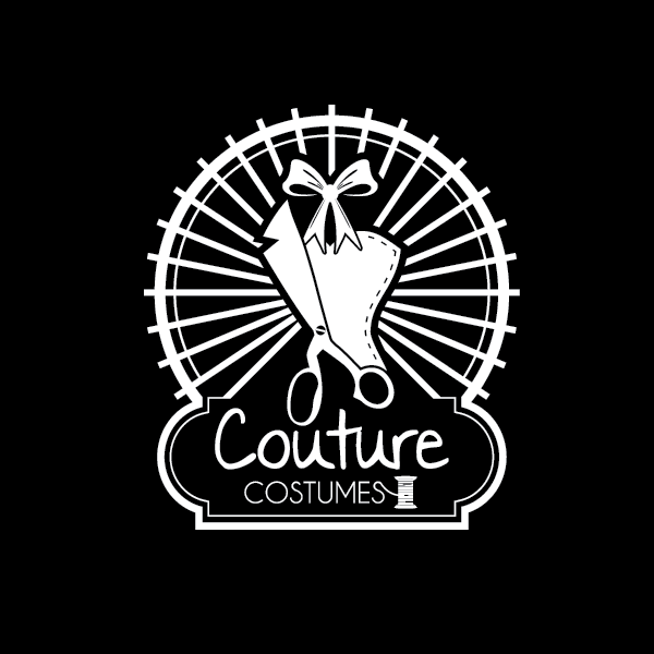 Logo Retro 174847 Couture Costumes Black And White