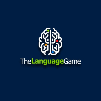 game logo minimalistisch the language game