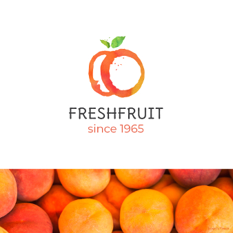 Kreativ Orange Logo Fresh Fruit 217734