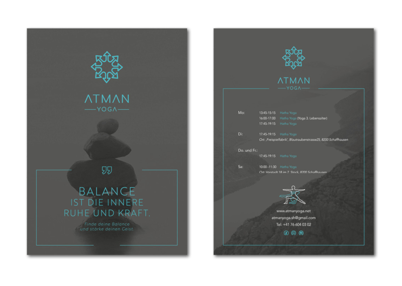 Design Flyer Atman Yoga 566633