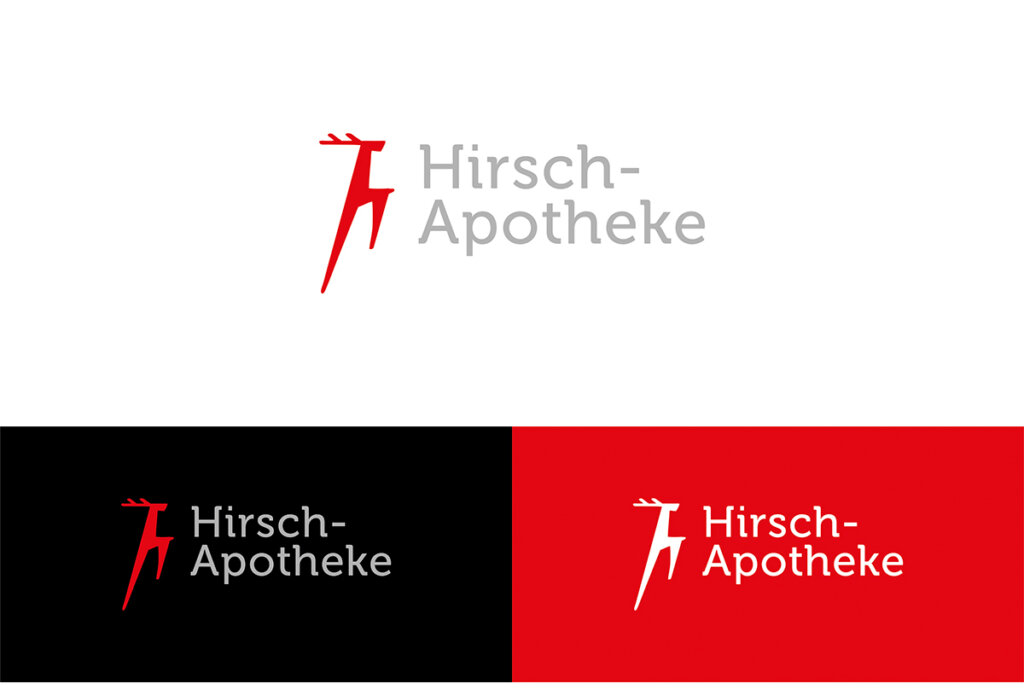 Apotheken-Logo für die Hirsch-Apotheke