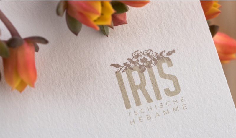 Iris-Tschische-Hebamme-Logo-Design