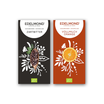 Schokolade Edelmond Design Produktverpackung