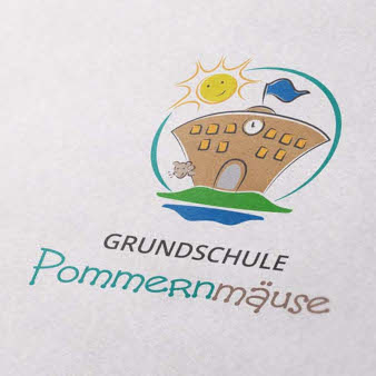 Grunschule Schullogo Pommernmäuse