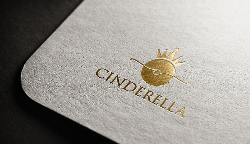 Logo Boutique Cinderella Gold Elemente