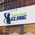 Golf Logo, Golfschule Glang