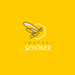 Imkerei-Schöner-Logo-Design-in-Gelb