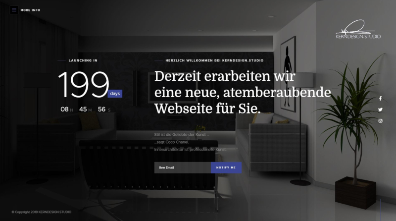 Landing-Page-Beispiele-Innenarchitektur-Büro