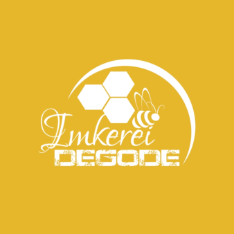 Logo-in-Gelb-Imkerei-Degode