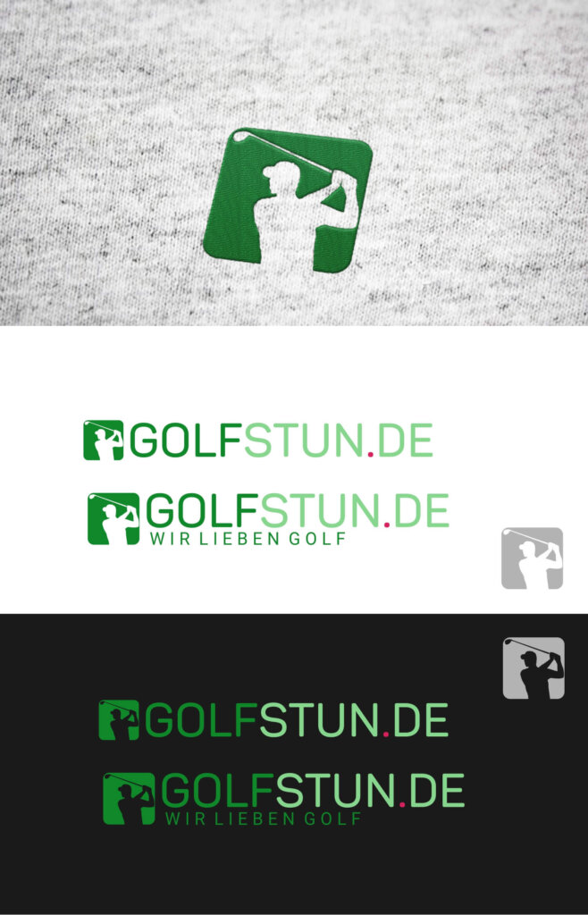 golf logo golfstun von designenlassen.de