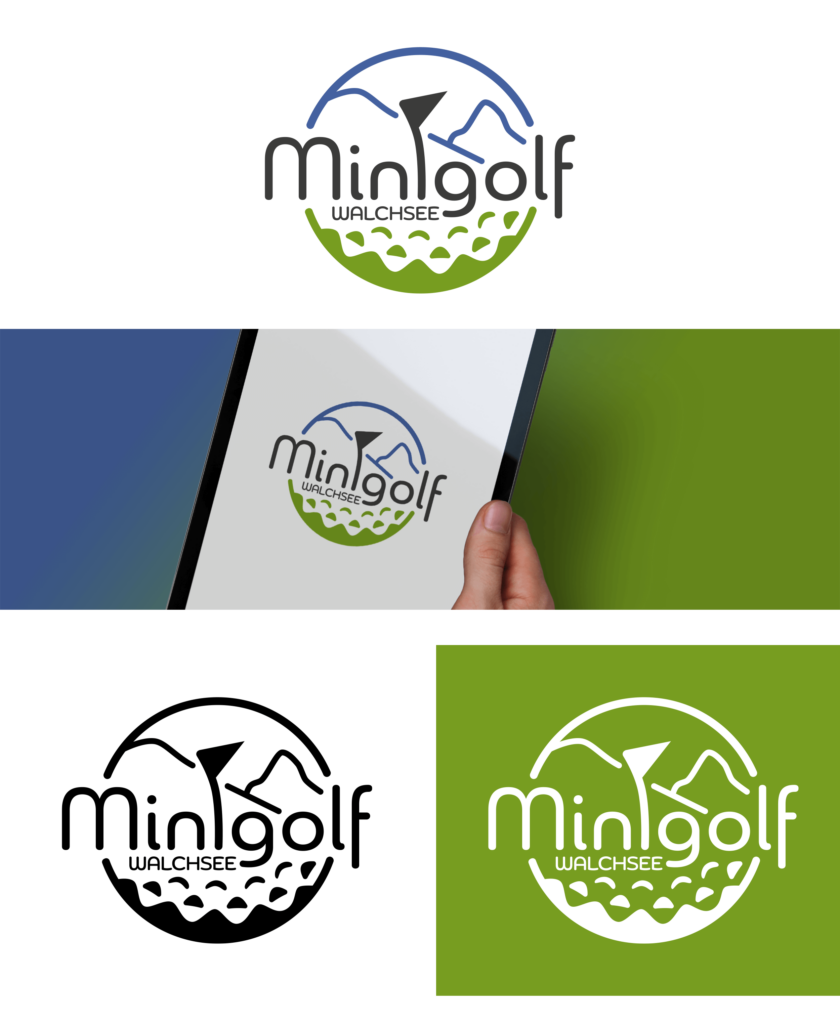 minigolf logo walchsee von designenlassen.de