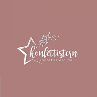 Sternen-Logo-Konfettistern