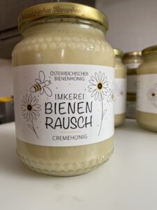 Logo-Design für Imkerei Bienen Rausch